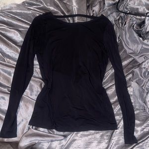 ALPHALETE LONG SLEEVE OPEN BACK